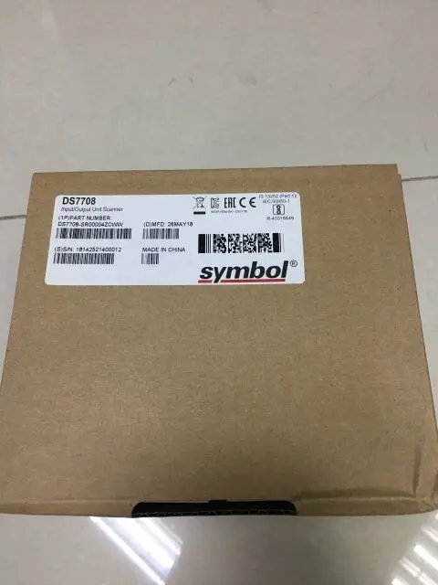 Сканер штрих кодов Zebra Symbol DS7708 2d (2D 1D PDF417 и QR код) с USB кабелем считыватель оплата