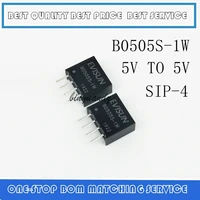 100pcs dc dc isolation power module b0505s 1w b0505s b0505 sip 4 5v to 5v