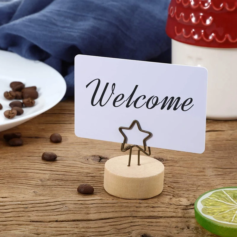 15 упаковок деревянная база визитница Страна Стиль ПРОВОЛОКА ДЕРЖАТЕЛЬ для