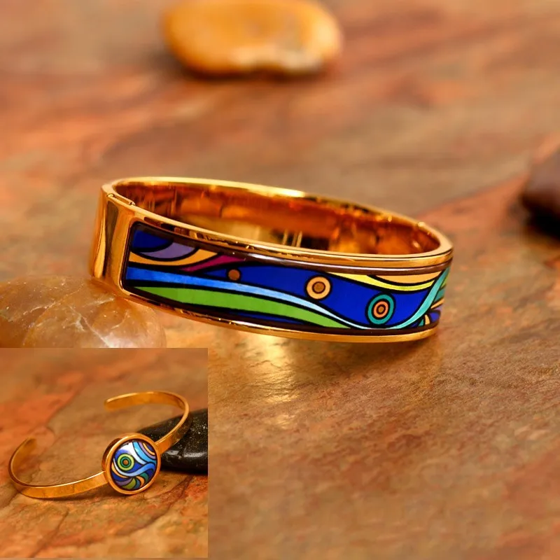 Перегородчатые ювелирные изделия высокотемпературный обжиг овальная боковая