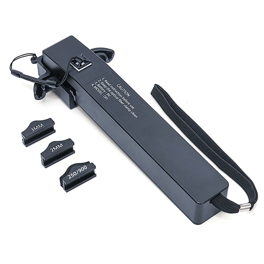 Orientek TFI-35 Cable Fiber Optic Identifier 800-1700nm Live Detector with 4 Adapter Alum Alloy Identificador de fibra ativa |