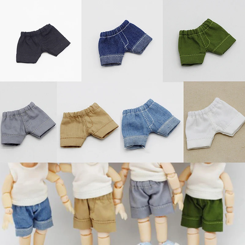 

1/12 Doll Accessories Jeans Shorts Doll Trousers for Dolls Clothes