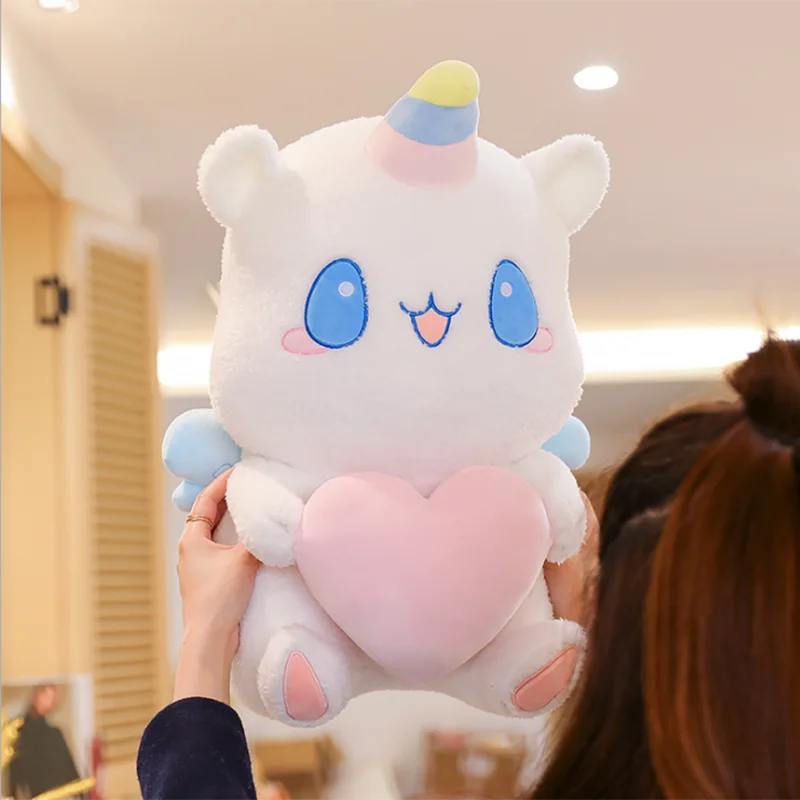 plush toy stuffed doll cartoon animal angel unicorn hug heart baby bedtime stoy friend christmas present 1pc | Игрушки и хобби