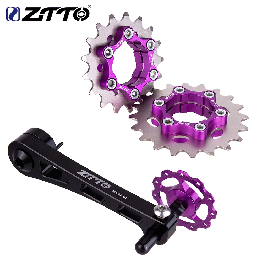 ZTTO MTB велосипедная кассета с одной скоростью и переключателем набор натяжителей