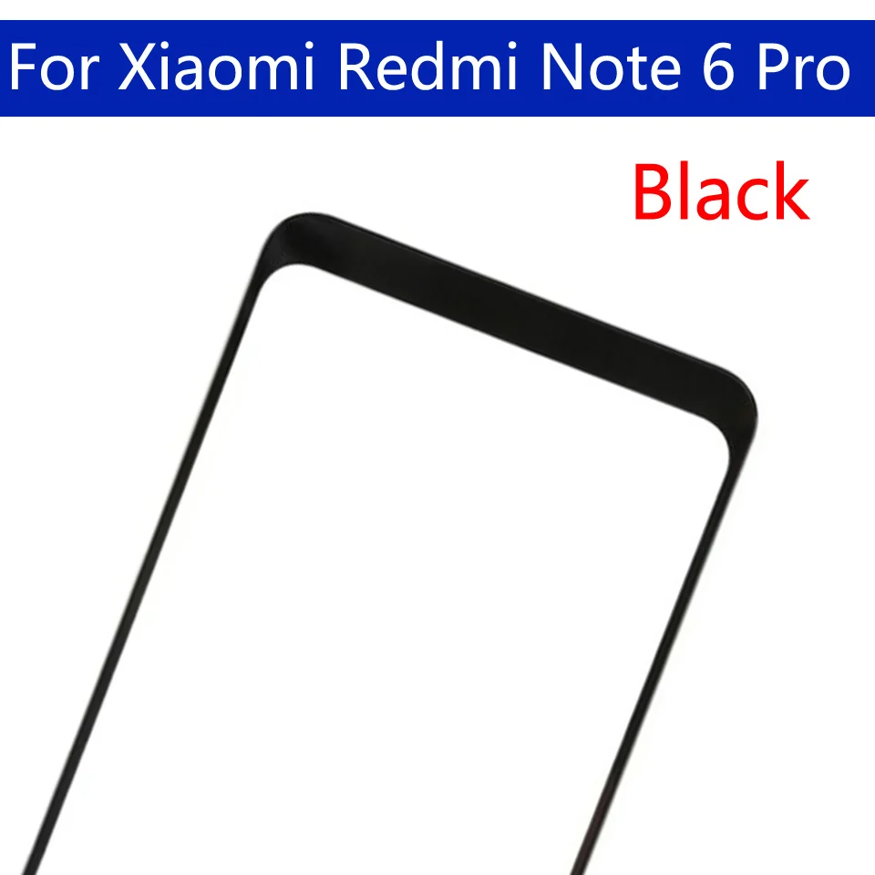 10 шт. сенсорный экран для Xiaomi Redmi Note 6 Pro Note6 Сенсорный передняя панель стеклянная