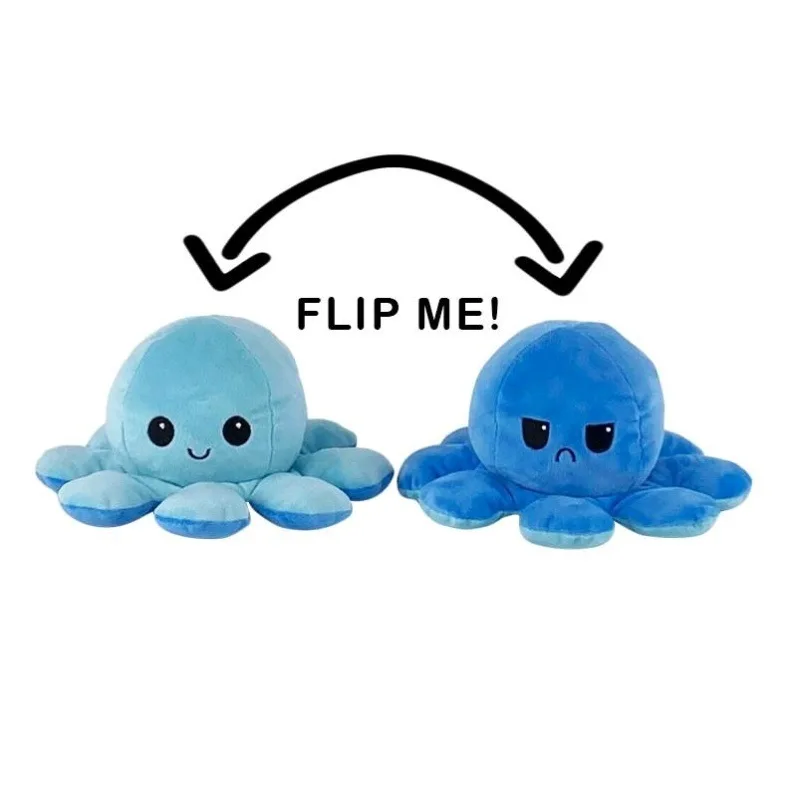 

Cotton Happy Juguete Octopu Doll Cara Doble Octopu Accessories Newly-arrived Simulation Toys Man Autism New Toys