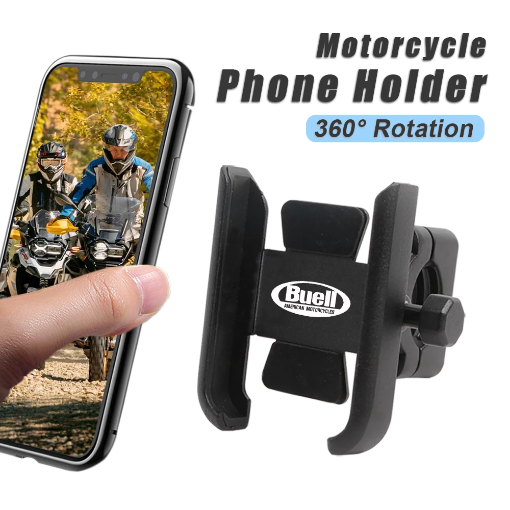 

360° Rotation Motorcycle Phone Holder For Buell Lightning X1 XB9S XB12Scg Ulysses XB12XT Thunderbolt S3T M2 Cyclone Blast 500