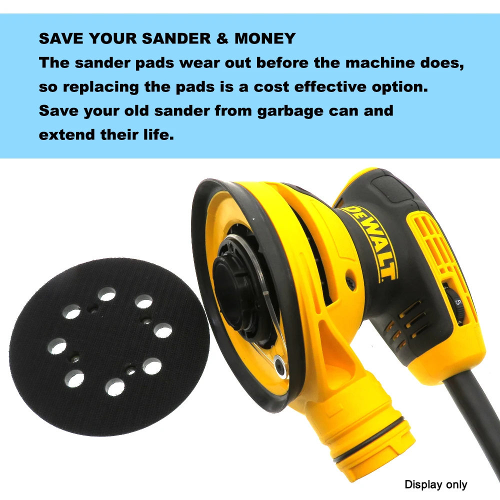 Полировальный шлифовальный диск для автомобиля 5 дюймов 8 отверстий 4 гвоздя