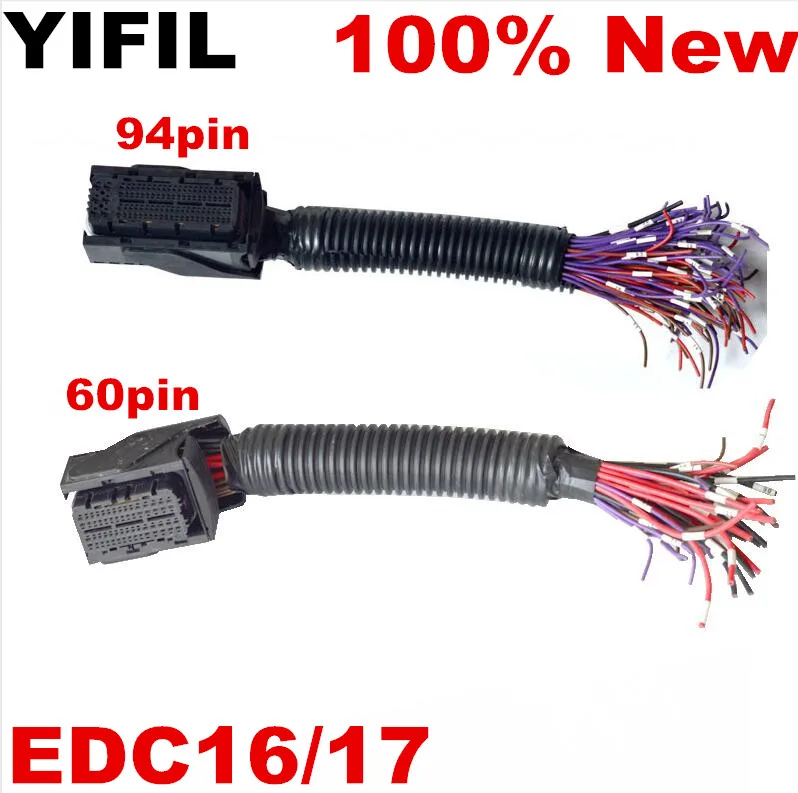 1 комплект новый блок управления ECU/EDC17/16 94 Pin/Way 60 автомобильный разъем для платы