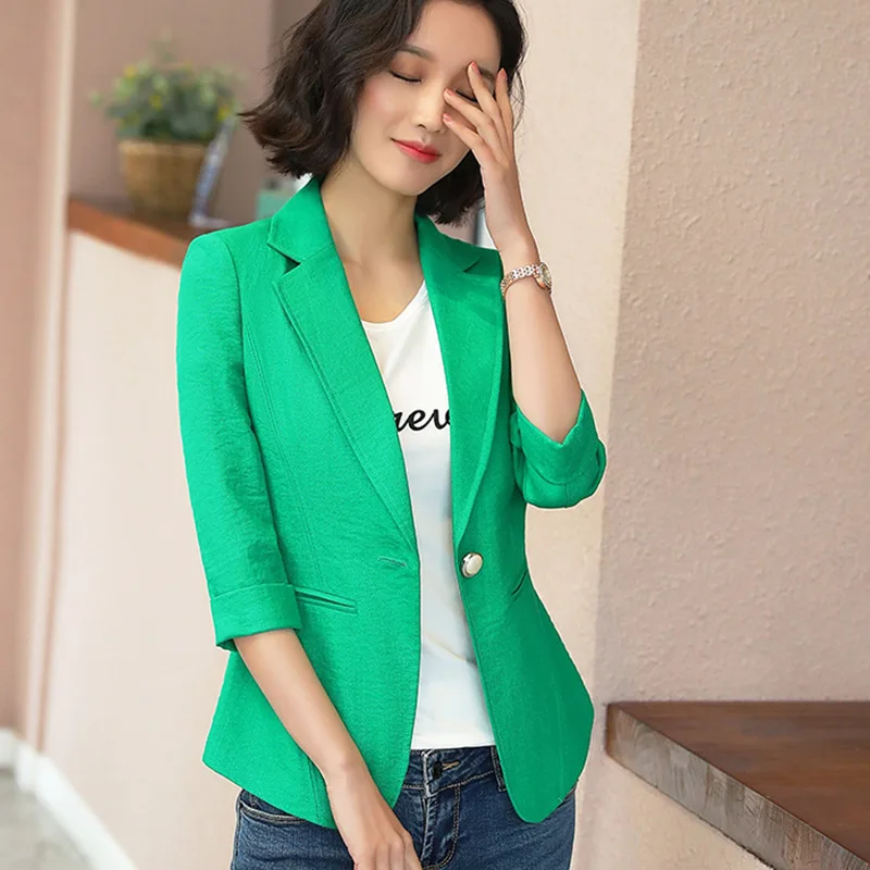 Элегантный женский Блейзер повседневный Женский блейзер с длинным рукавом
