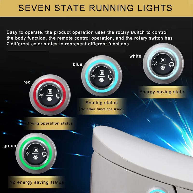 Сиденья для унитаза автоматические сиденья умное сиденье биде Seven отверстие