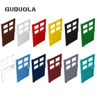 Строительный блок Guduola, дверь 1x4x6 с 4 панелями и стержневой ручкой, 60623 рам, окна, стены, MOC, Специальный кирпич, 20 шт.лот