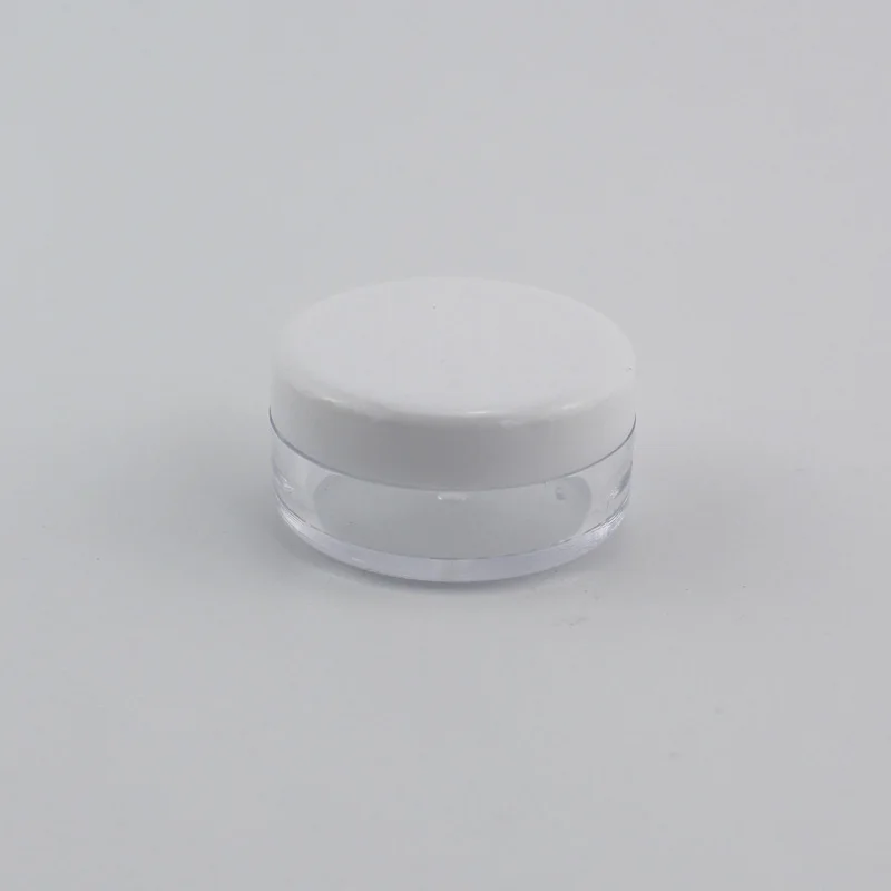 3g Round White 1 12 шт пустые для небольших банок многоразовые мини пластиковые бутылки Косметическая банка, контейнер маленькая круглая бутылка маленькая банка для крема твердые духи - Цвет: 3g Round White 1
