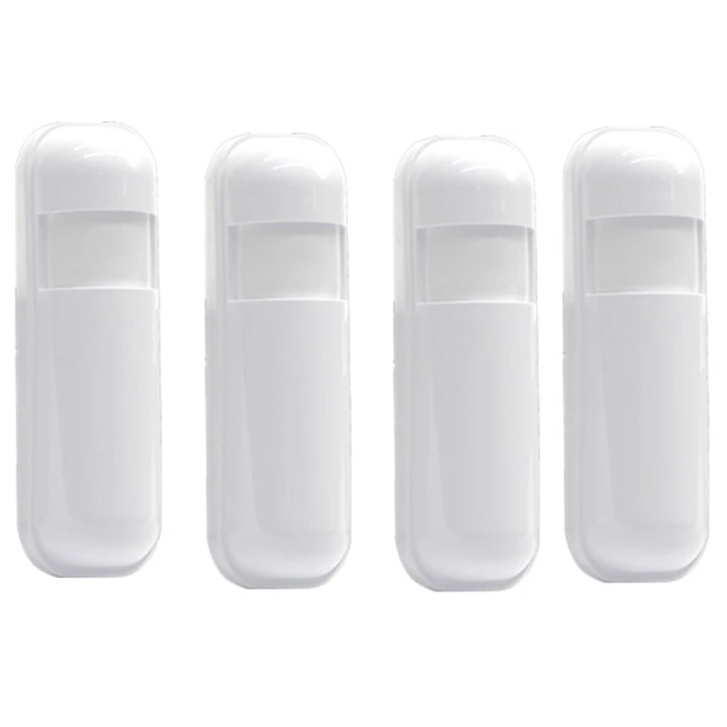 

4Sets 433Mhz Wireless PIR Infrared Motion Sensor Alarm Detector With Flash Led Light For Smart Home Security System