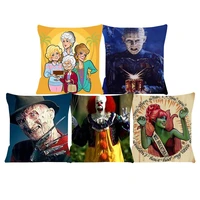 horror movie cushion cover stills pillow for chairs home decorative cushions for sofa throw pillow cover sj 076