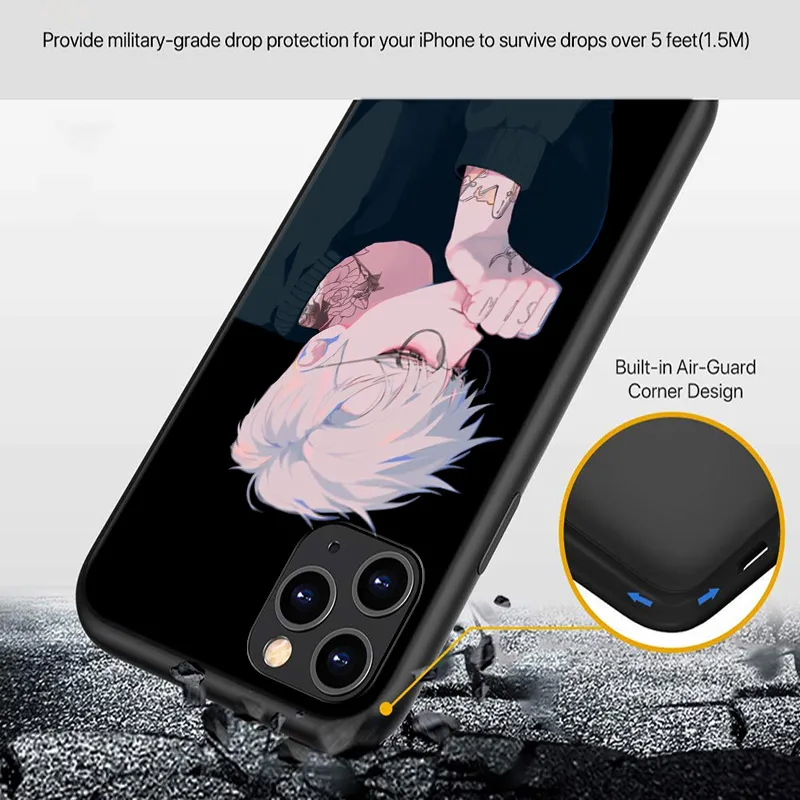 Anime Hot Boys Silicone Cover For Apple IPhone 12 Mini 11 Pro XS MAX XR X 8 7 6S 6 Plus 5S SE Phone Case | Мобильные телефоны и