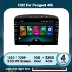 Автомагнитола 9 дюймов, Android 10,0, мультимедийный видеоплеер для PEUGEOT 408, 308, 2010-2016, автомобильное стерео аудио, USB, Carplay, IPS экран, BT