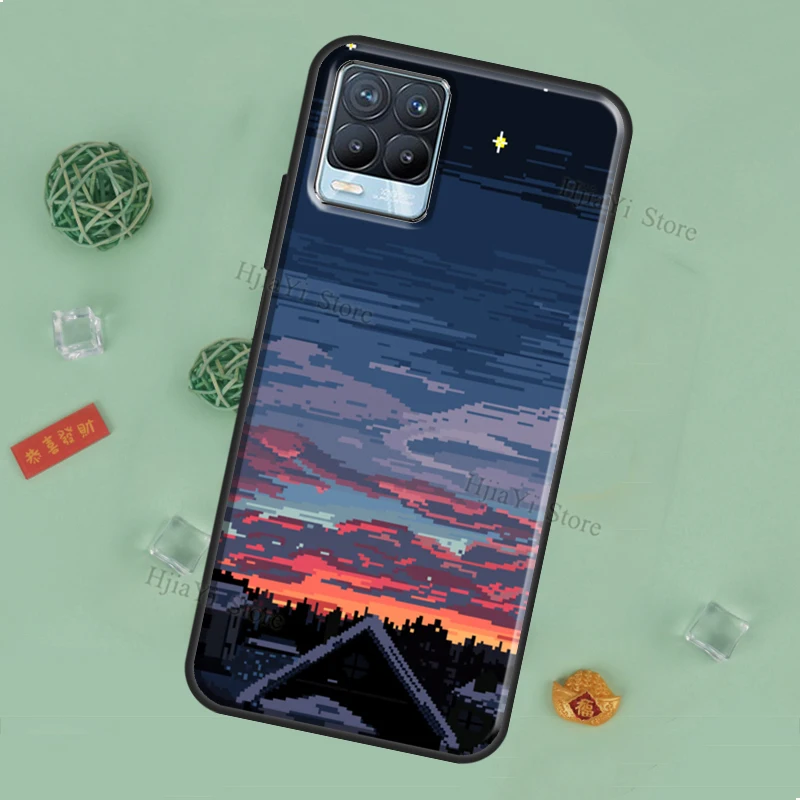 PIXEL эстетическое искусство INDIE GEEK для OnePlus Nord 2 8T 9R 7 8 9 Pro Чехол Realme Q3 6 C3 C21 GT Neo чехол |