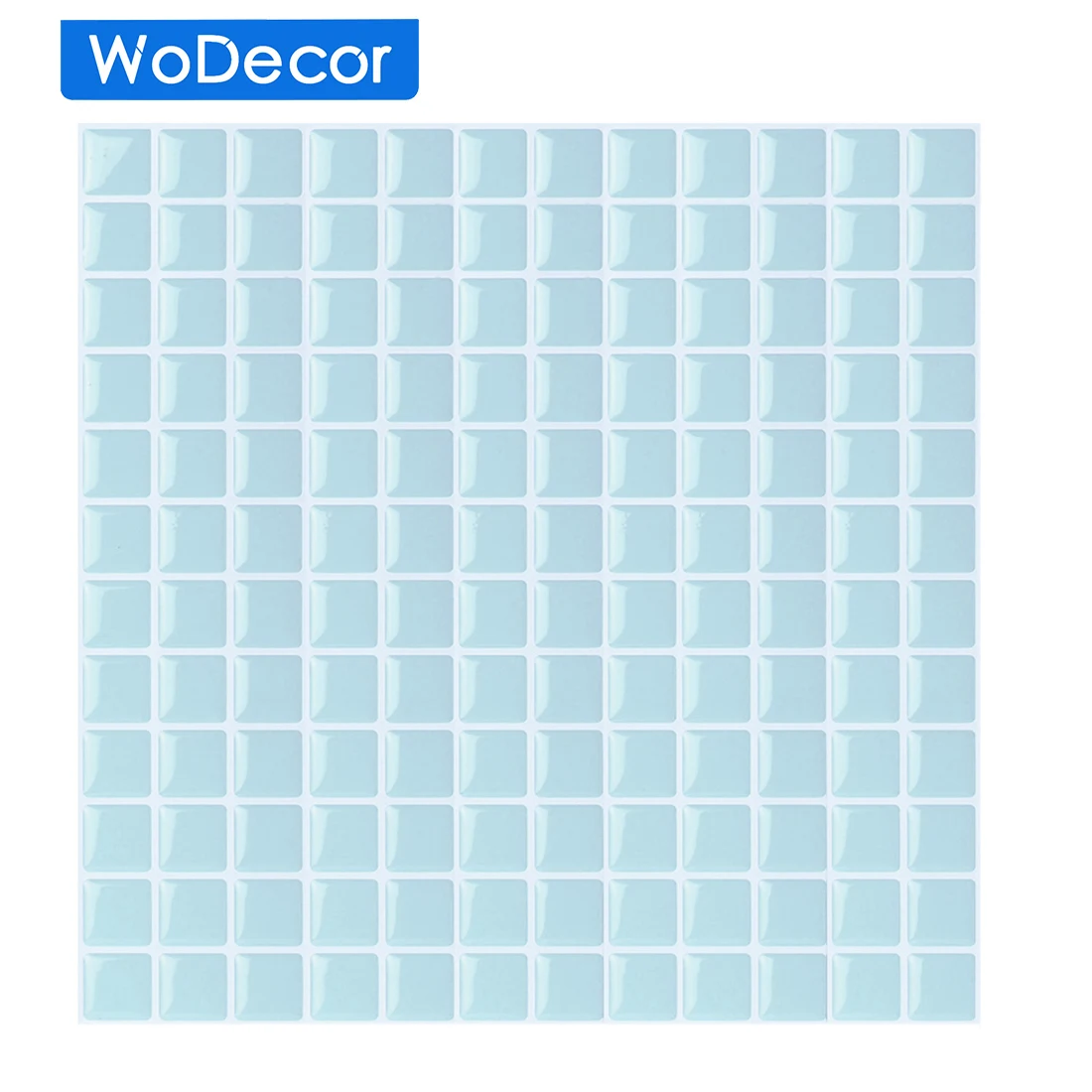 

WODECOR Square mosaic wall sticker,Kitchen Anti-Fouling Backsplash, Bathroom Waterproof Decorative Wallpaper, Free DIY