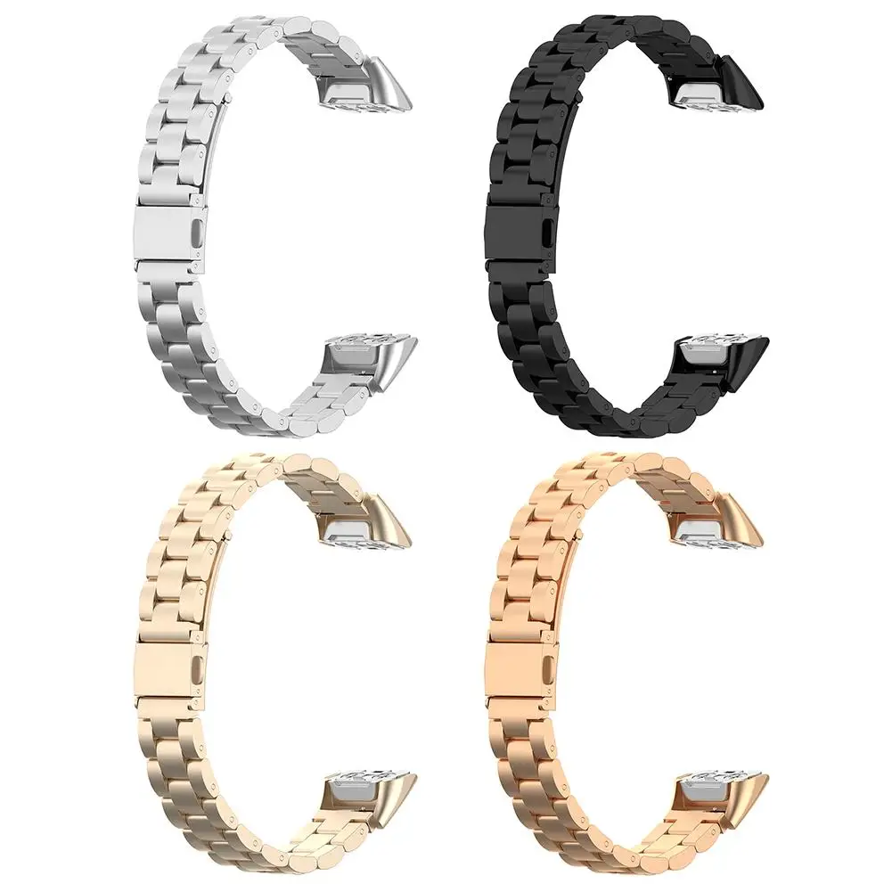 

Metal Adjustable Watchband Wrist Strap Moderate Softness Comfortable to Wear for Samsung Galaxy Fit SM-R370 Smartwatch