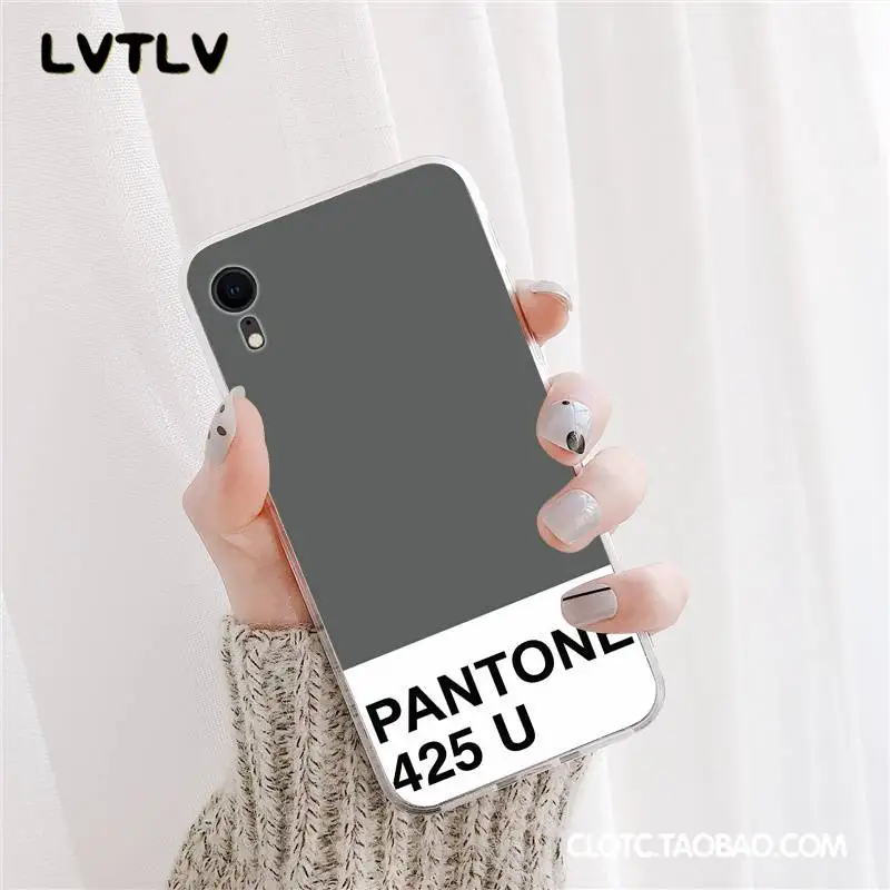 LVTLV Caliente Pantone DIY роскошный высококачественный чехол для телефона iPhone 11 pro XS MAX 8 7 6 6S