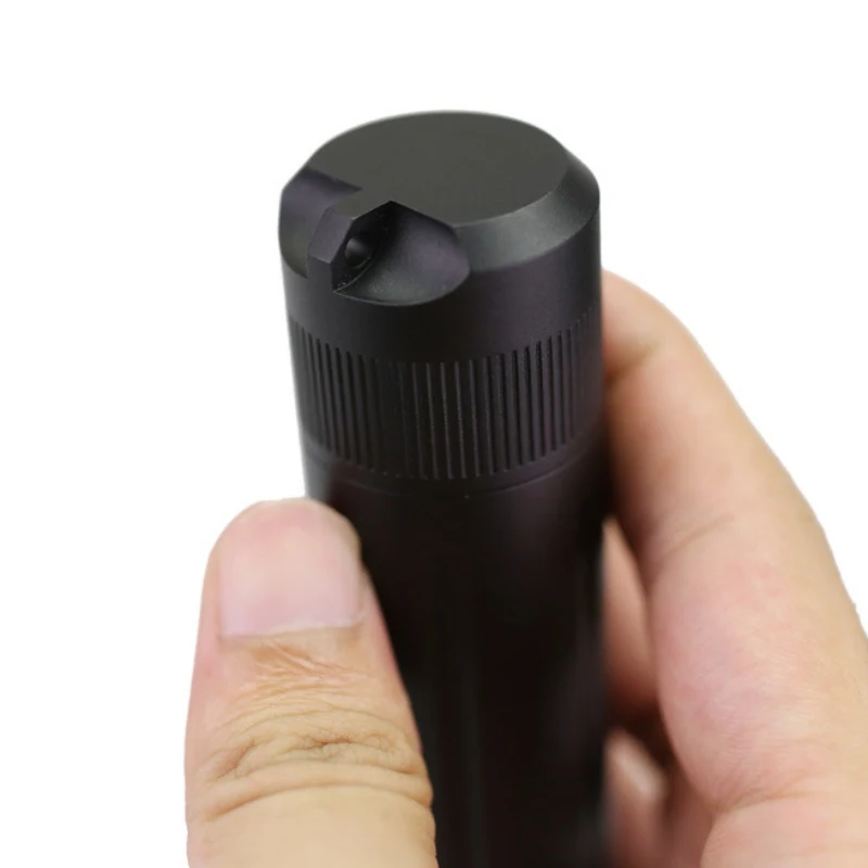 CNC алюминиевый сплав емкость для таблеток черная Водонепроницаемая бутылка