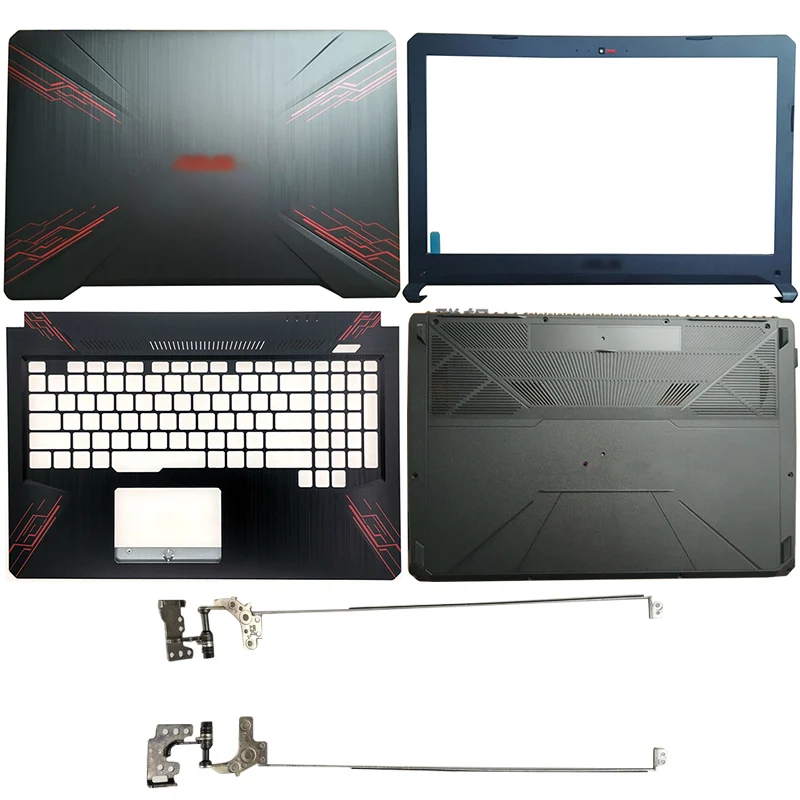 

For ASUS FX80 FX80G FX80GD FX504 FX504G FX504GD Laptop LCD Back Cover/Front bezel/Hinges/Palmrest/Bottom Case