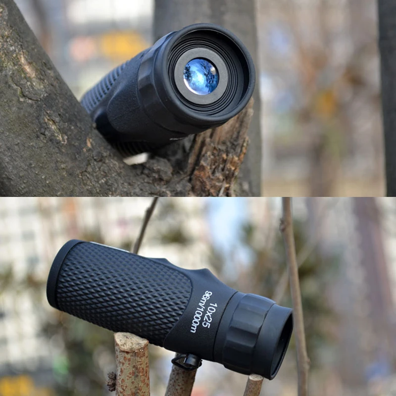Телескоп 10X25 уличный легкий HD монокуляр мини портативный бинокль для кемпинга и
