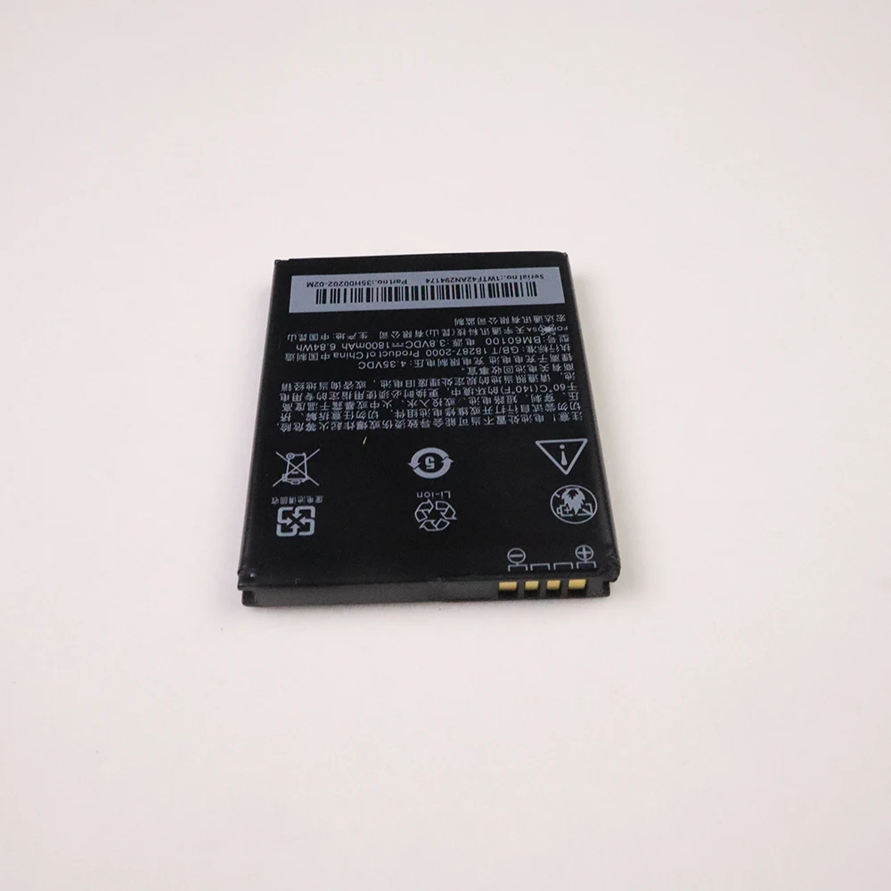 Оригинальный аккумулятор 1800 мАч BM60100 для HTC Desire 400(Dual) 500 506e 600 606 Вт T608T Z4 One SC/ST/SU/SV C525c