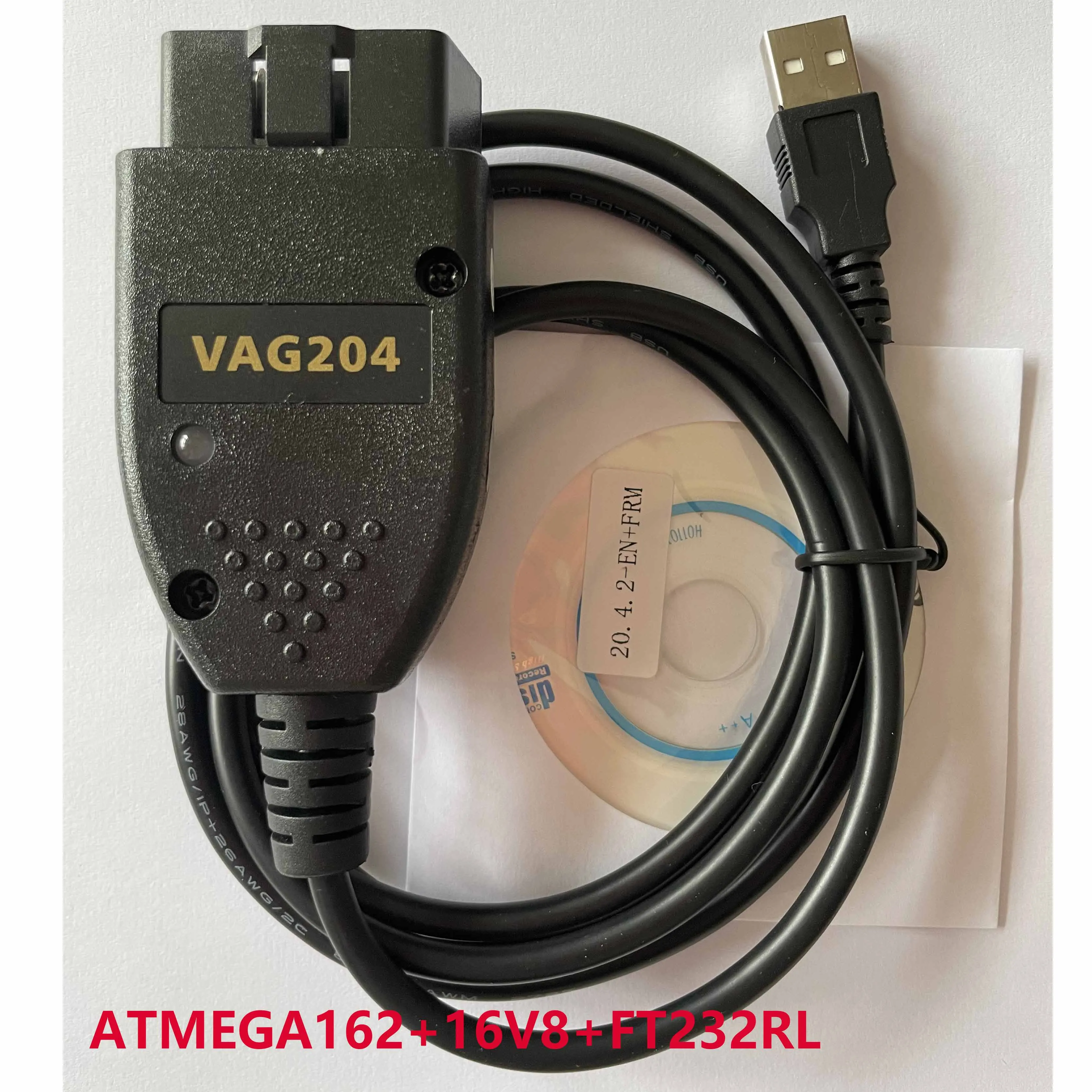 Высококачественный USB интерфейс HEX Can VAGCOM 20.12.0 VAG COM 20 4 для VW AUDI Skoda Seat 20.4.1