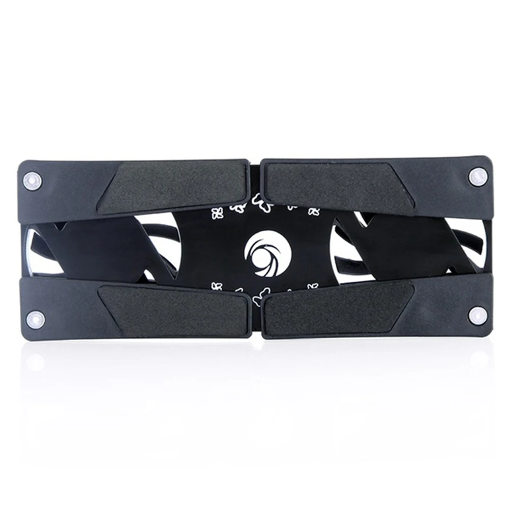 Stable Heat Dissipation Low Noise DC5V Black External Mini Universal 2 Fans Pad Holding Laptop Cooler | Компьютеры и офис