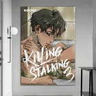 Украшение на стену из японского аниме Killing Stalking, искусство манга, украшения для комнаты, эстетические плакаты, современный семейный Декор для спальни