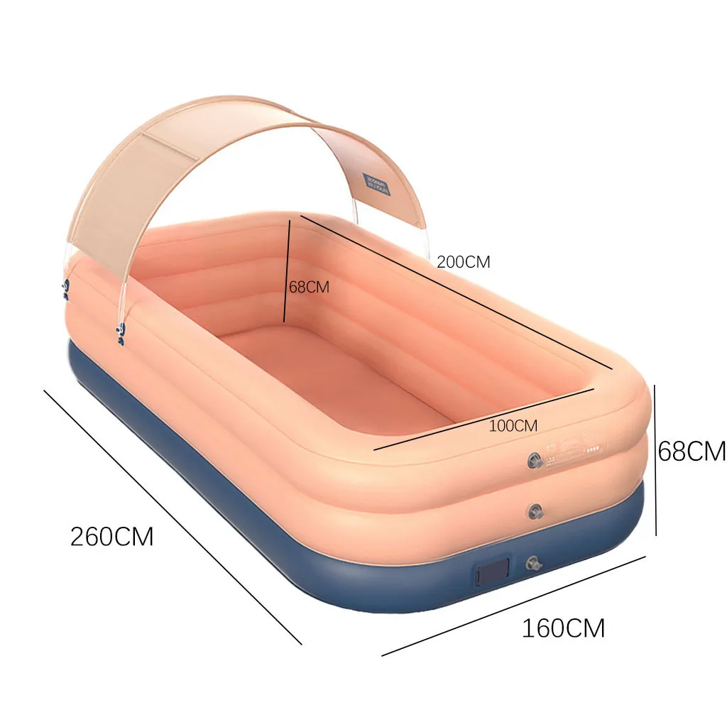

Children's Inflatable Pool Swimming Baby Water Play Bath Tub Center Family Outdoor Environmentally PVC Kids Adult Toys Summer