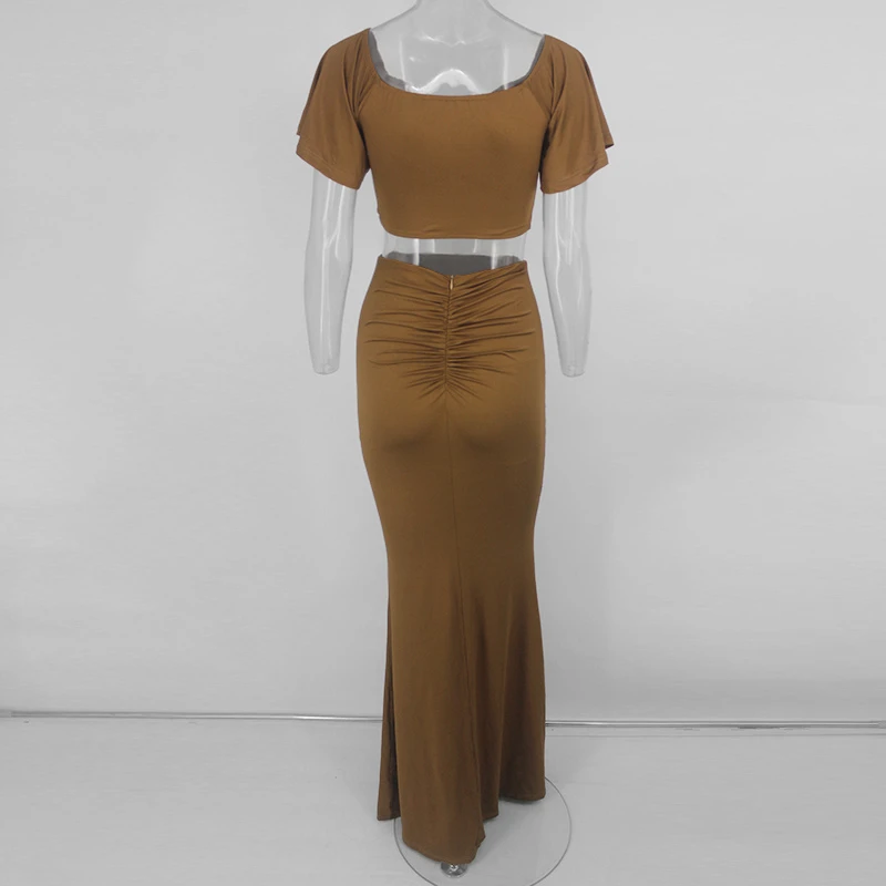 Fuedage/осеннее сексуальное длинное вечернее платье элегантное облегающее