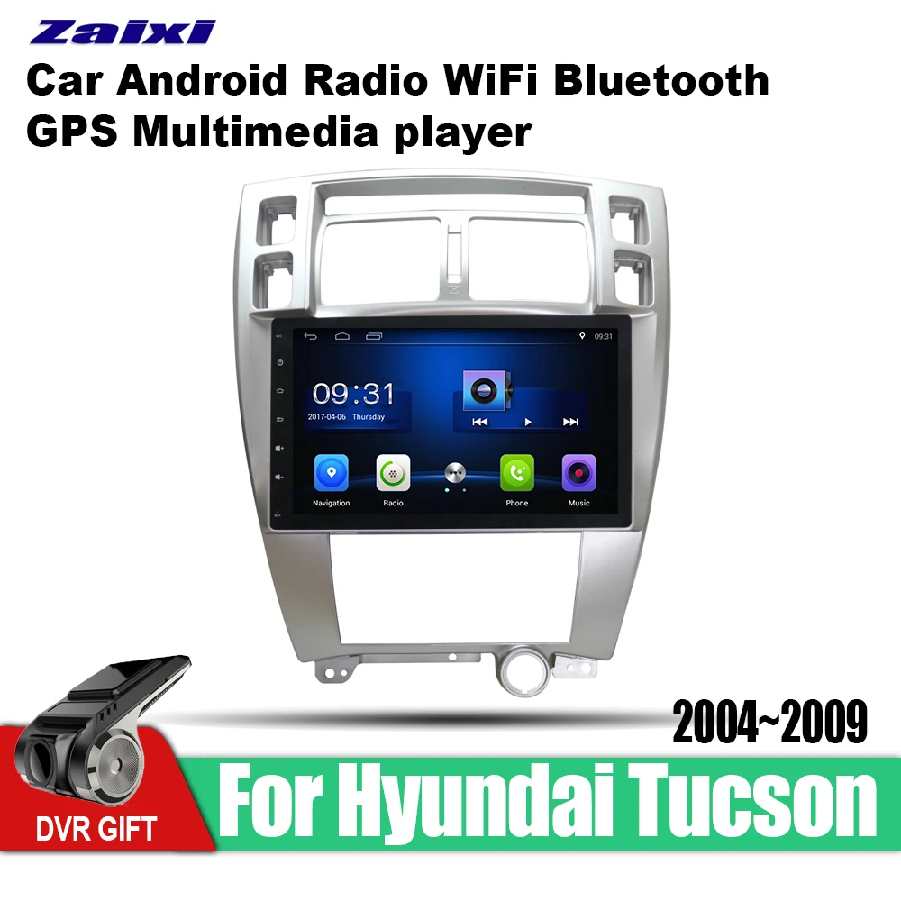 Автомобильный мультимедийный плеер ZaiXi gps для Hyundai Tucson 2004 ~ 2009 автомобильный raido с
