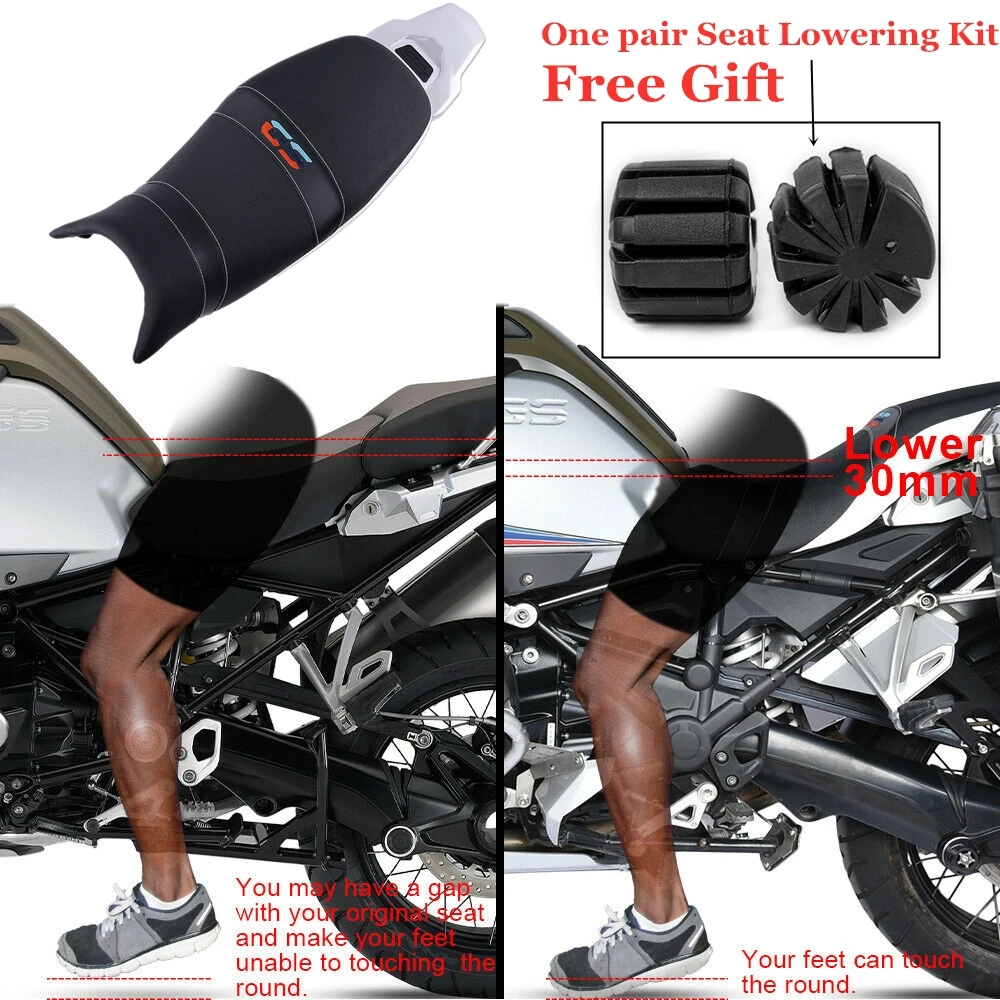 

Motorcycle Rider Cushion Seat Cover For BMW R1200GS R 1200 GS LC ADV 2013 2014 2015 2016 2017 2018 Saddle Seat Lowering Kits