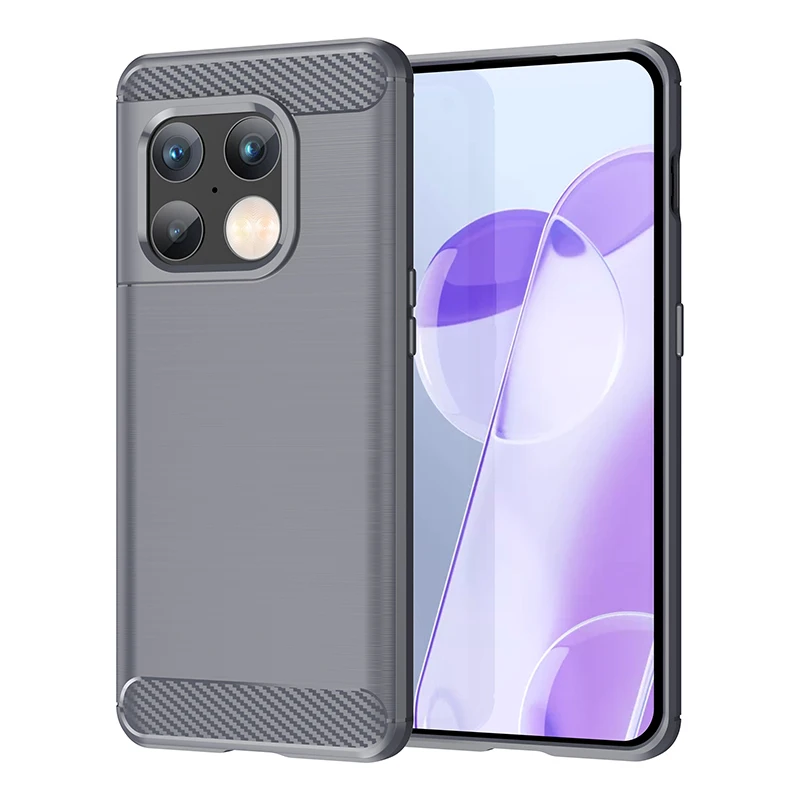 For Cover OnePlus 10 Pro Case Oneplus 10 Pro Cover Shockproof Soft Silicone Brushed Case For Oneplus 10 9 8 Pro Nord N20 Fundas
