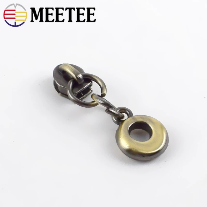 50 шт. высококачественные круглые кольца 3 # для нейлоновых молний|Бегунки молнии| |