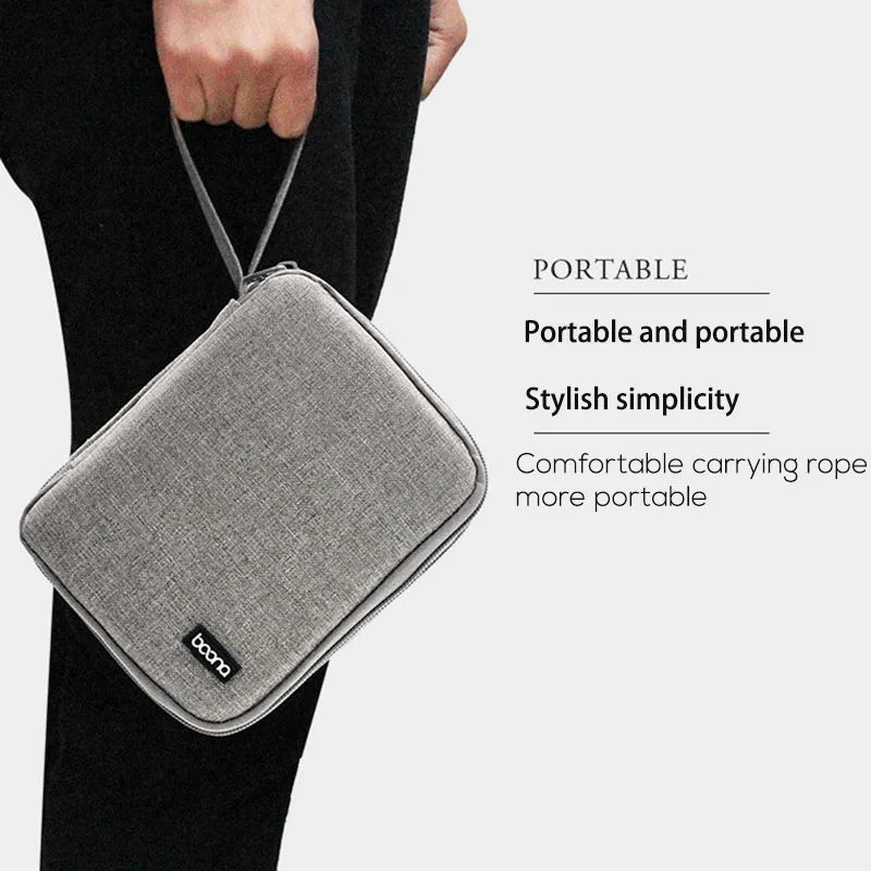 Дорожные электронные аксессуары Кабельный органайзер сумка Портативный чехол sd