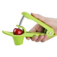 2 pcs cherry pitter or stoner olive pitter remover cherry core or seed remover fruits gadgets tools green