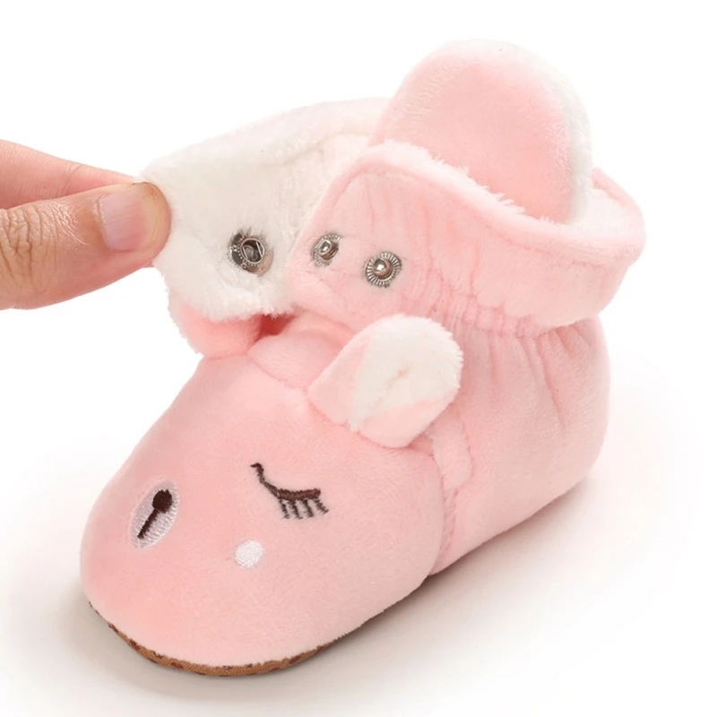 

Fashion Baby Boy Girl Spring Autumn Shoes Cartoon Soft Sole Bootie Shoes Warm Boot Shoes