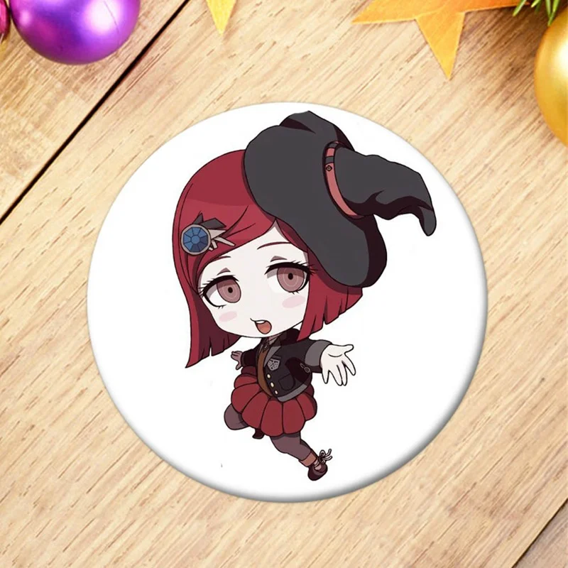 

19 Pcs/set Cute Anime Danganronpa:Trigger Happy Monokuma Brooch Cosplay Badge Backpacks Button Women Clothes Gift