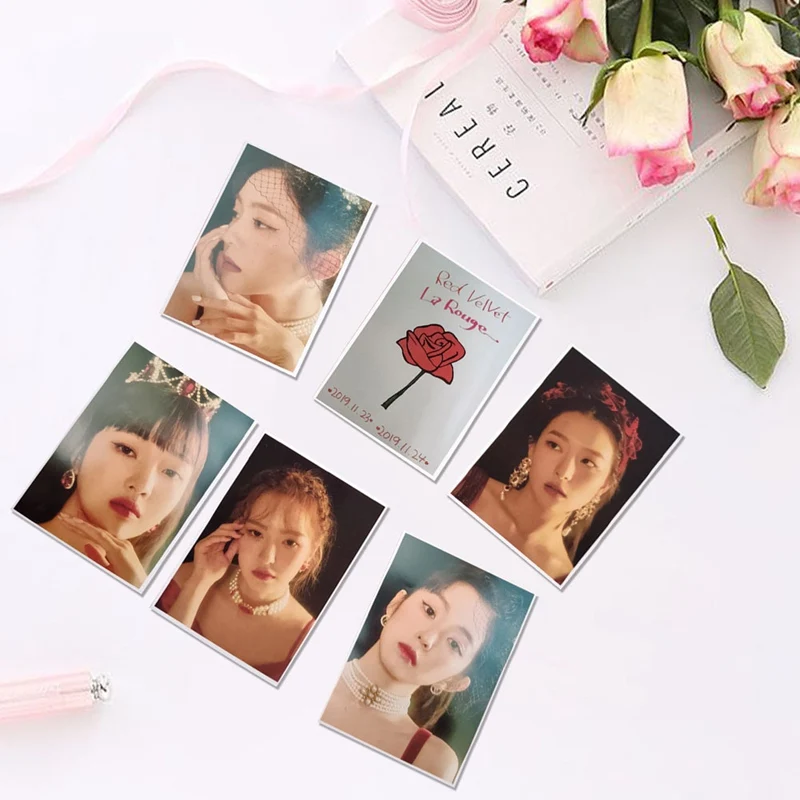 16 шт./лот KPOP красный бархат La Rouge концертная Фотокарточка хип хоп самодельные