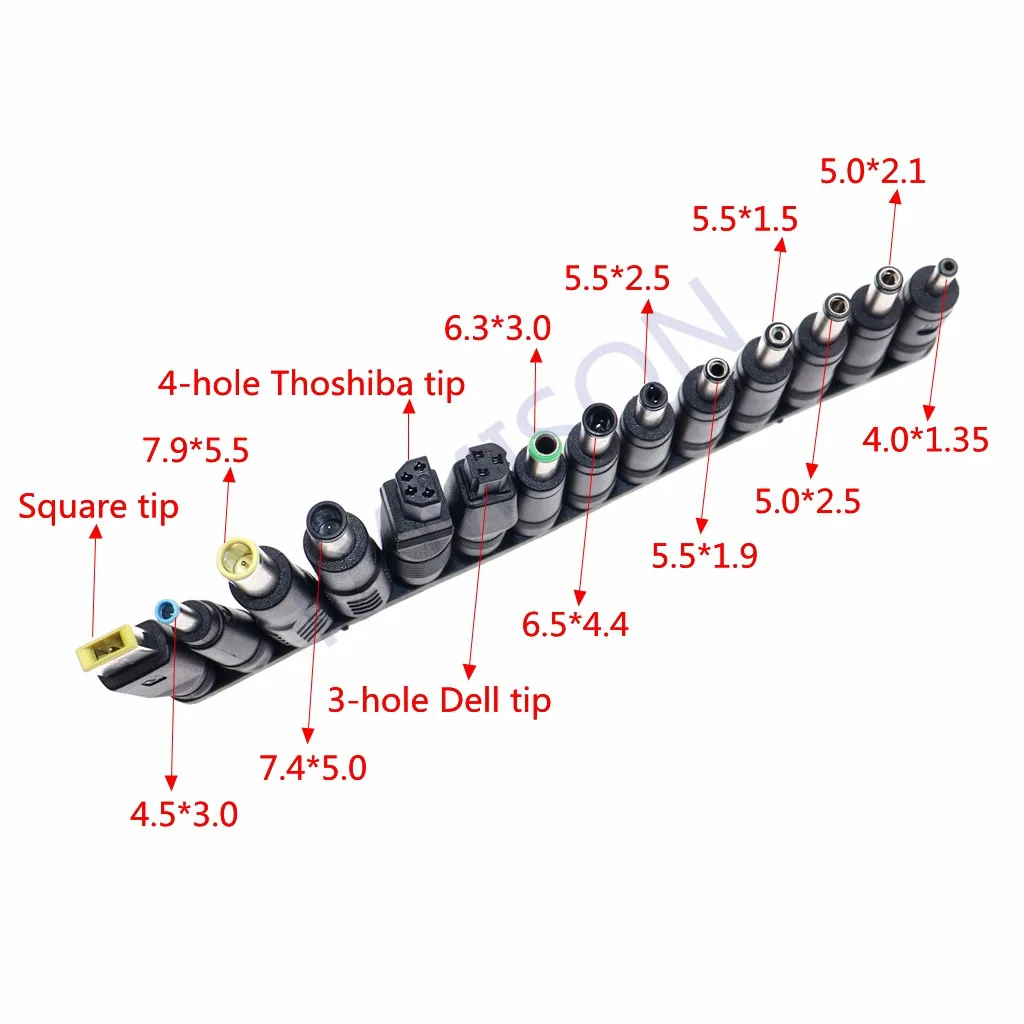 56 шт. Универсальный адаптер питания для ноутбука переменного и постоянного тока