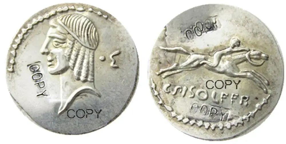 Римские древние посеребренные копировальные монеты RM(11) | Дом и сад