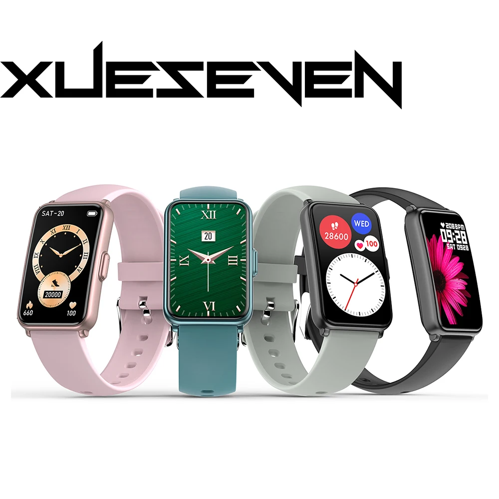 

Смарт-часы XUESEVEN TW1 с шагомером, тонометром, оксиметром, монитором сна
