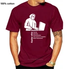 Для мужчин футболка хакер Rools компьютер архитектор техник новый круглый вырез горловины S футболка Для женщин Для мужчин