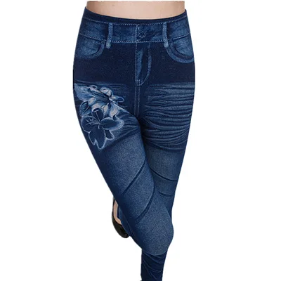 

Slim Seamless Leggings Jeans Print Slim and Hip Lift Sexy Jeans Style Waist Type Fit Type Wash Length Age Lily Decoration Origin