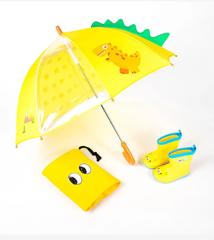 Зонт с динозавром для детей, Paraguas Guarda Chuva, зонтик Ombrello Parapluie Enfant Sombrilla Paraguas, Прозрачный детский зонт