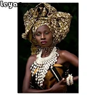 5d стразы, алмазная живопись, традиционная одежда, Африканская женщина, Настенная картина, Алмазная мозаика, полная Алмазная вышивка, искусство